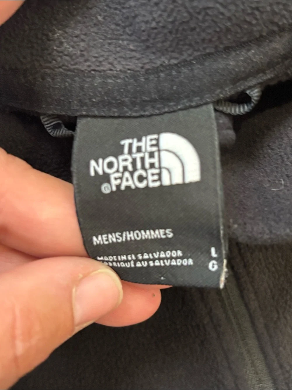 The North Face Men’s Black Half-Zip Fleece Pullover